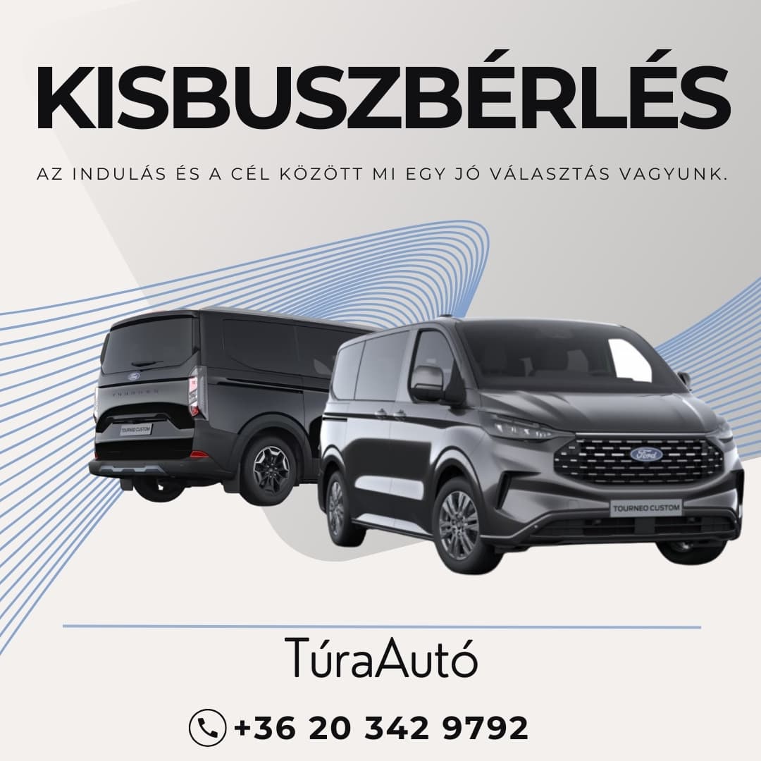 Ford Tourneo Custom V710 kisbusz bérlés